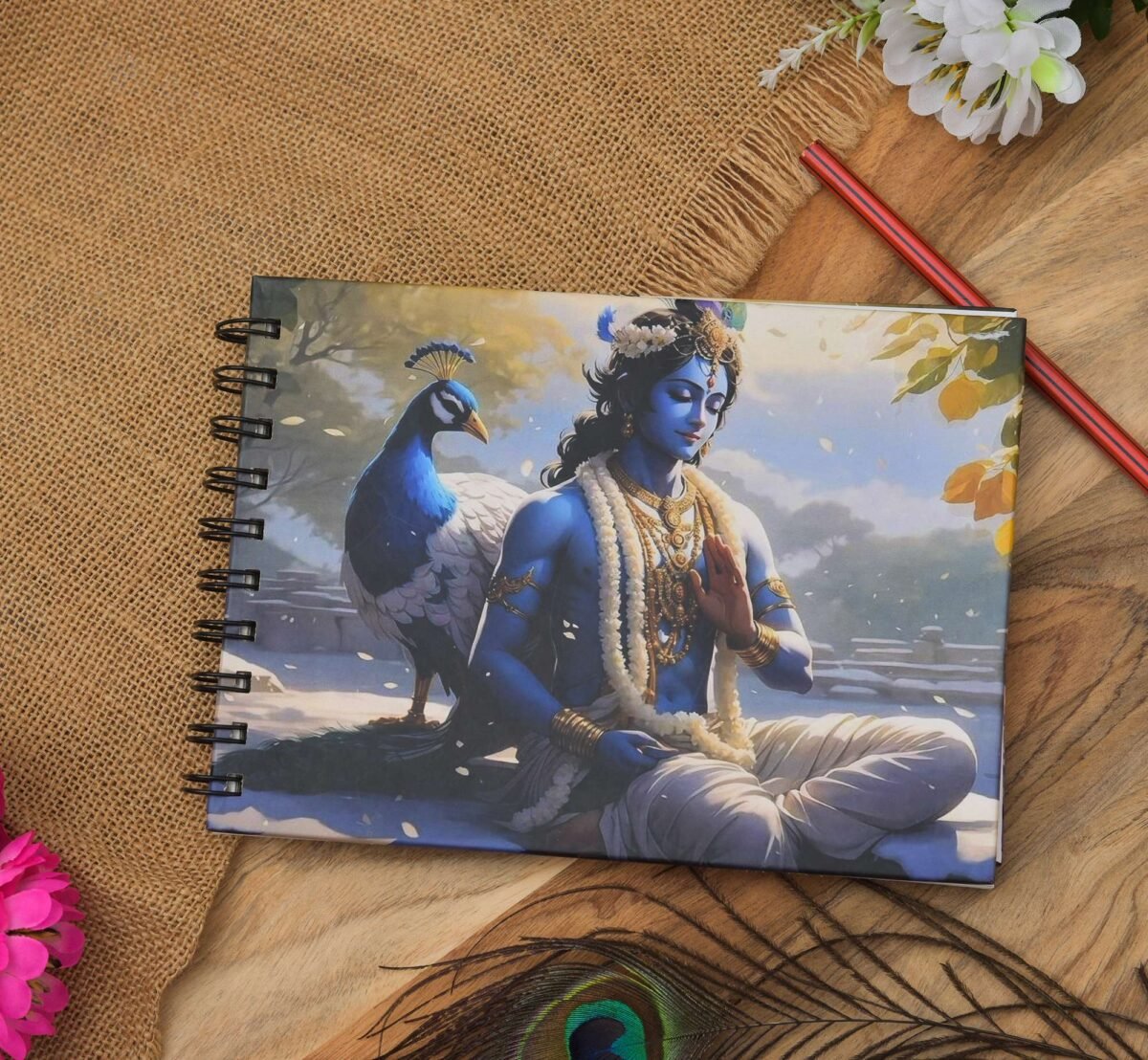 Lord Krishna Style Notepad