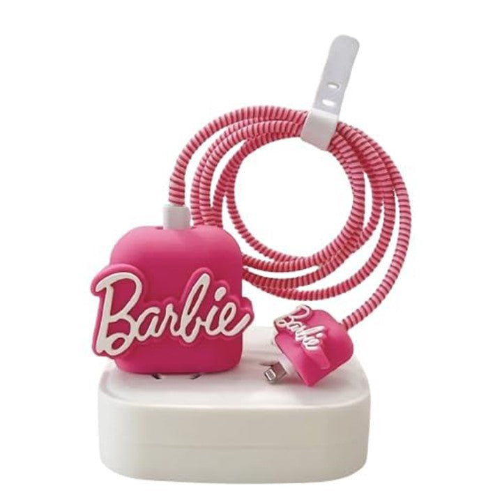 Barbie 18W/20W iPhone Charger Cover – Stylish Silicone Protection with Iconic Charm | FunkiIndia
