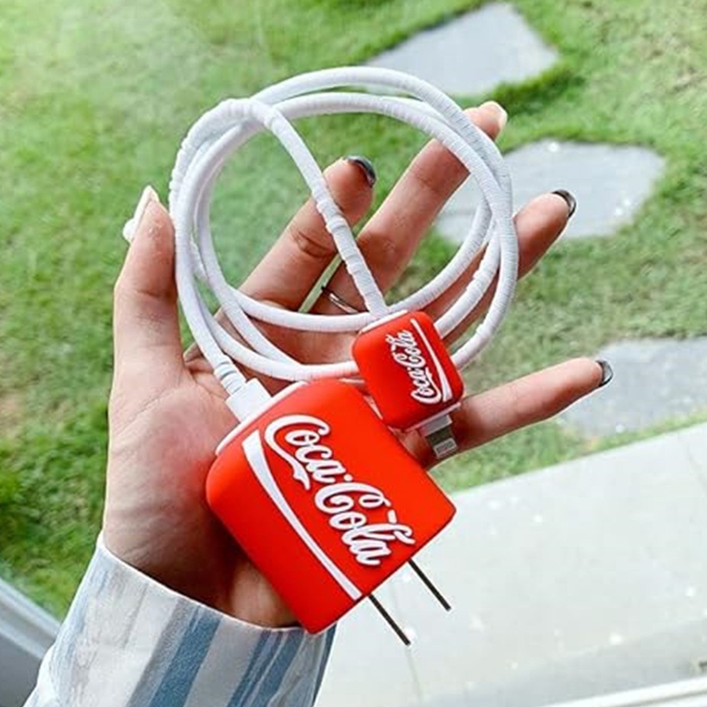 Coca-Cola 18W/20W iPhone Charger Cover – Playful Protection with Cute Design
