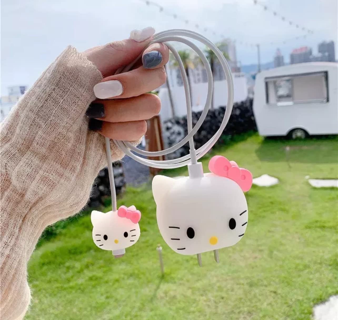 Hello Kitty 18W/20W iPhone Charger Cover – Playful Protection with Cute Design