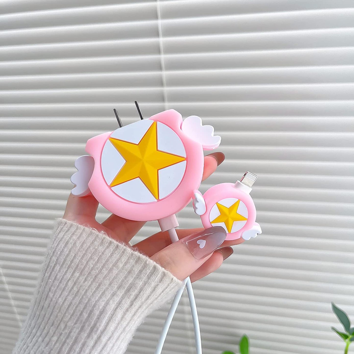 Magic Star 18W/20W iPhone Charger Cover – Playful Protection with Cute Design