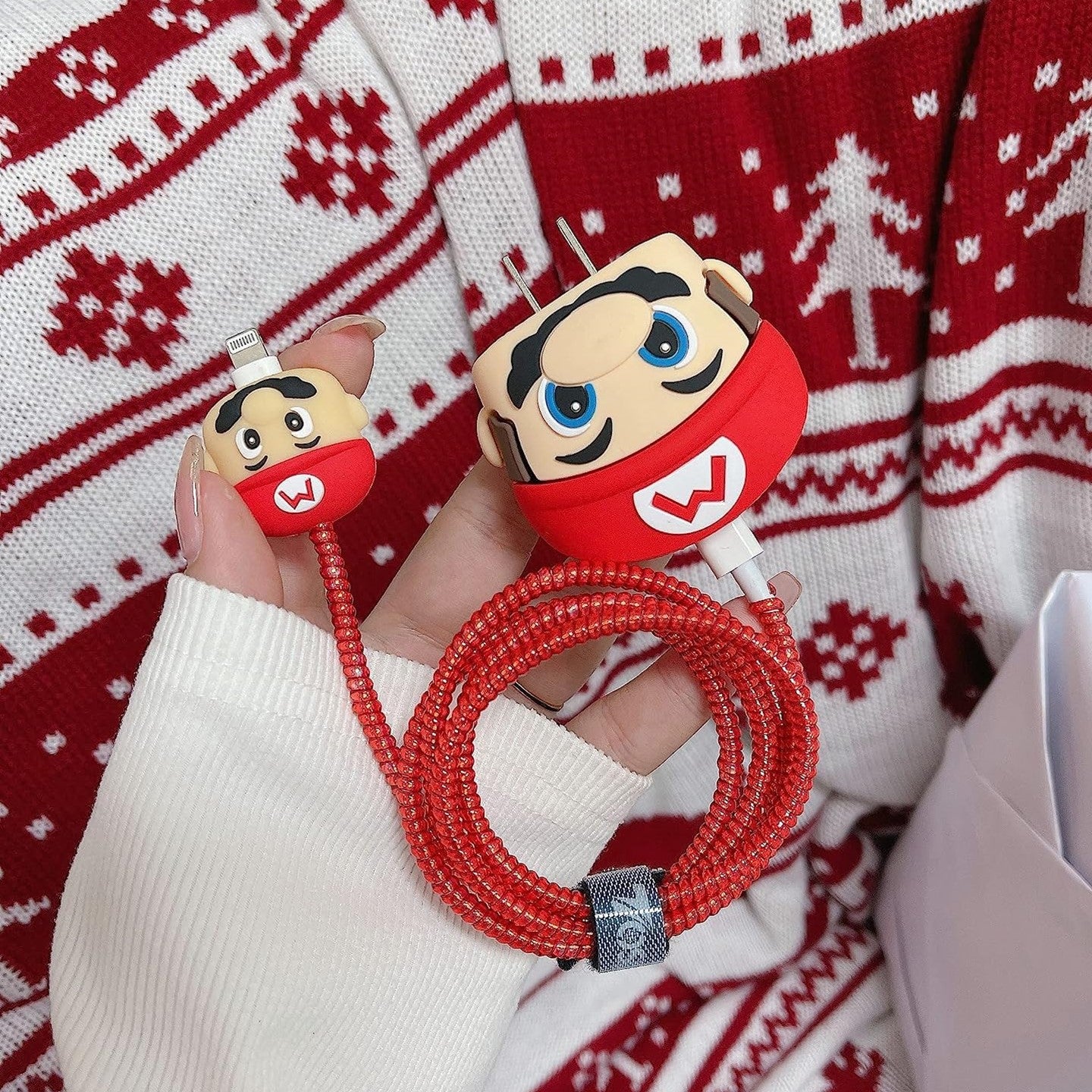 Mario 18W/20W iPhone Charger Cover – Playful Protection with Cute Design