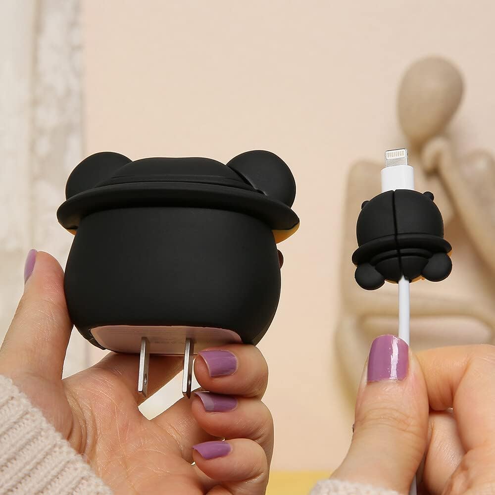 Minnie Mouse Star Cap 18W/20W iPhone Charger Cover – Playful Protection with Cute Design