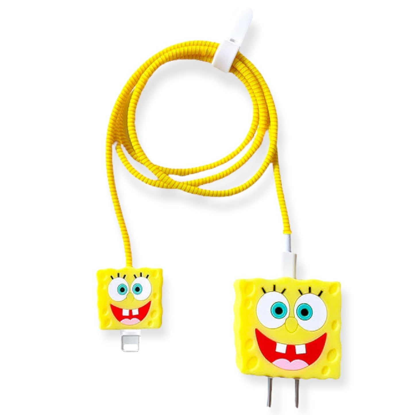 SpongeBob 18W/20W iPhone Charger Cover – Playful Protection with Cute Design