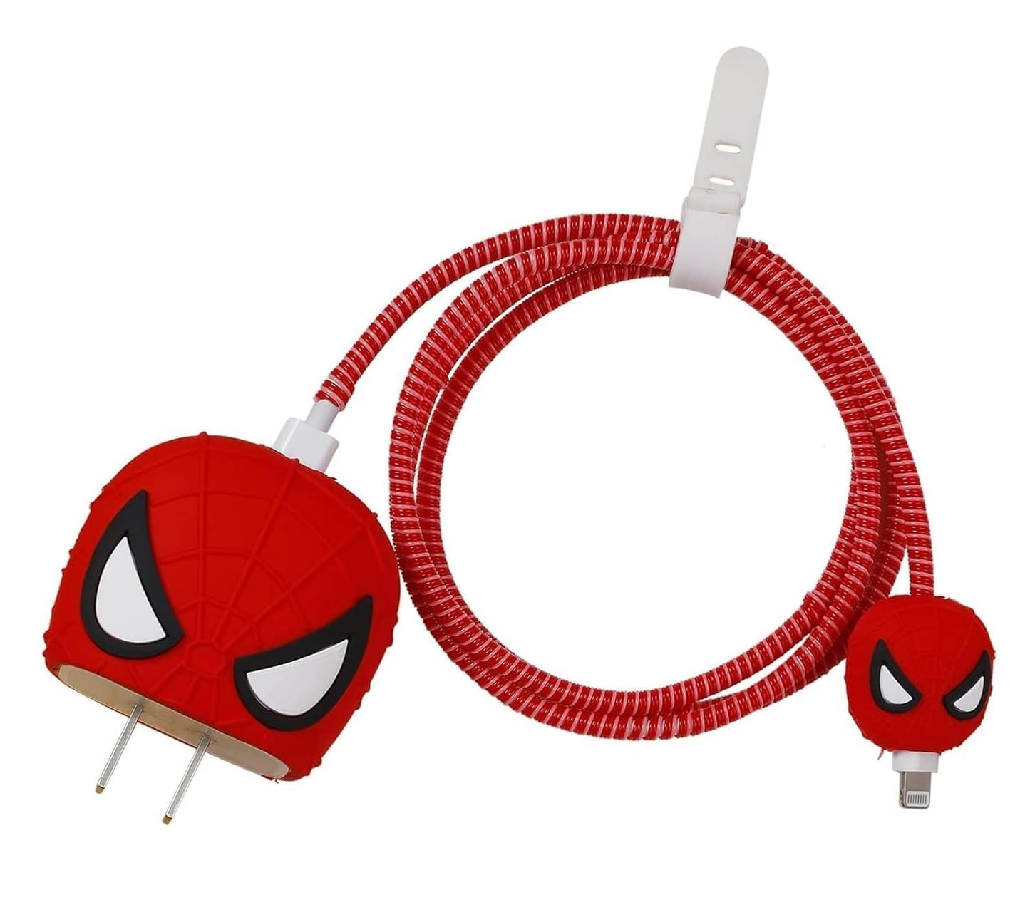 Spiderman iPhone 18W/20W Charger Cover – Playful Protection with Cute Design