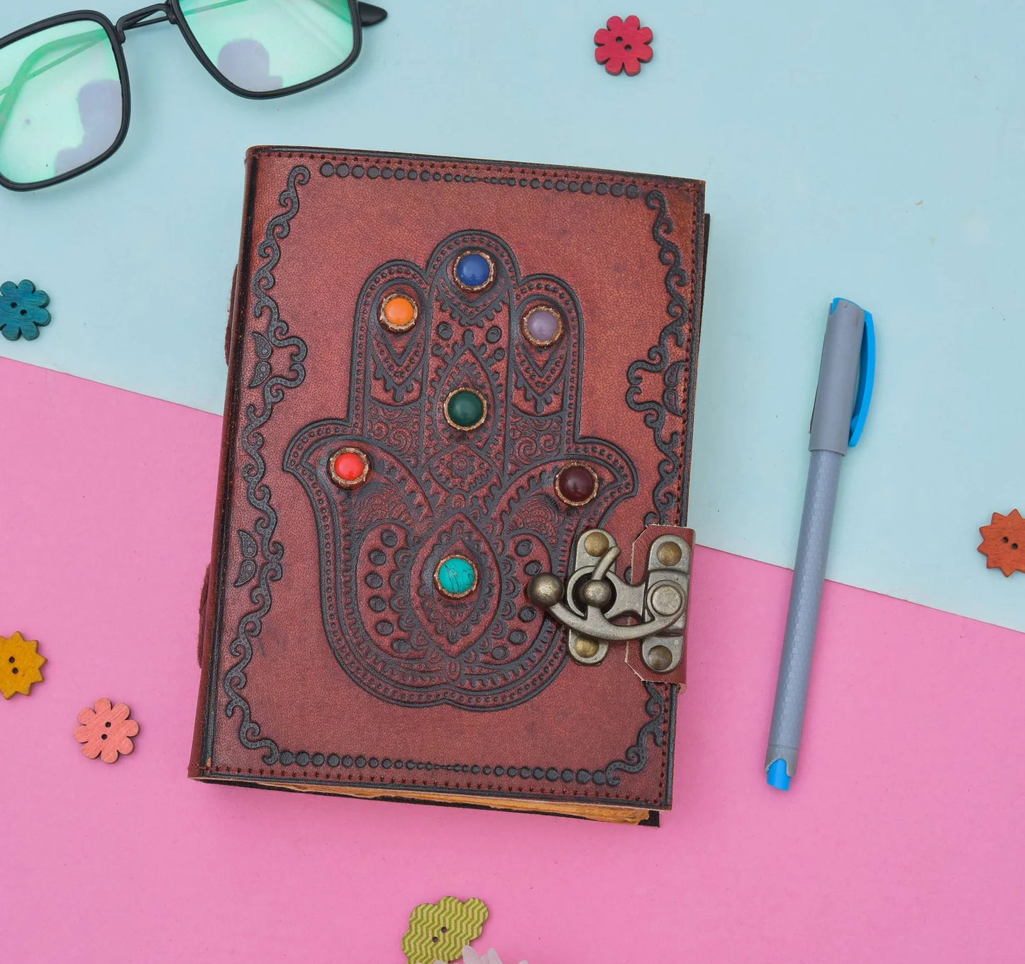 Plam Leather Journal