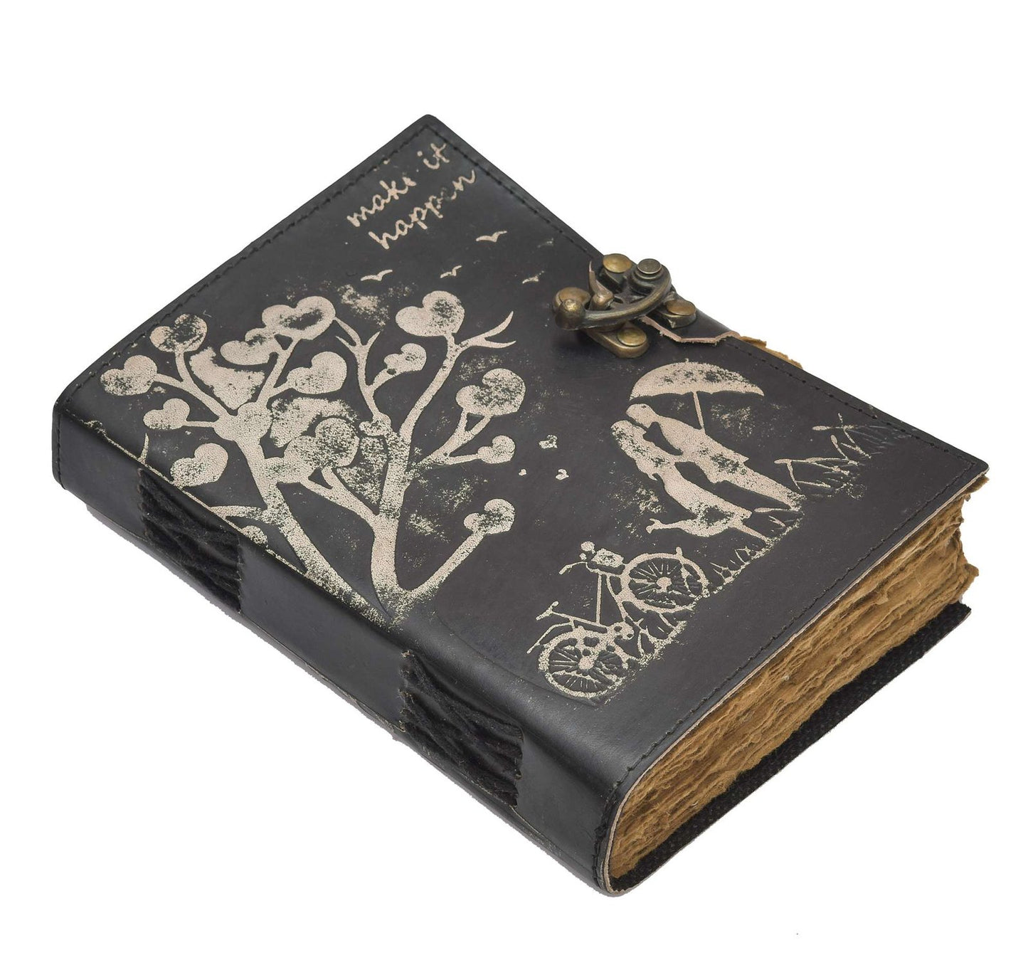 Love Happens Leather Journal