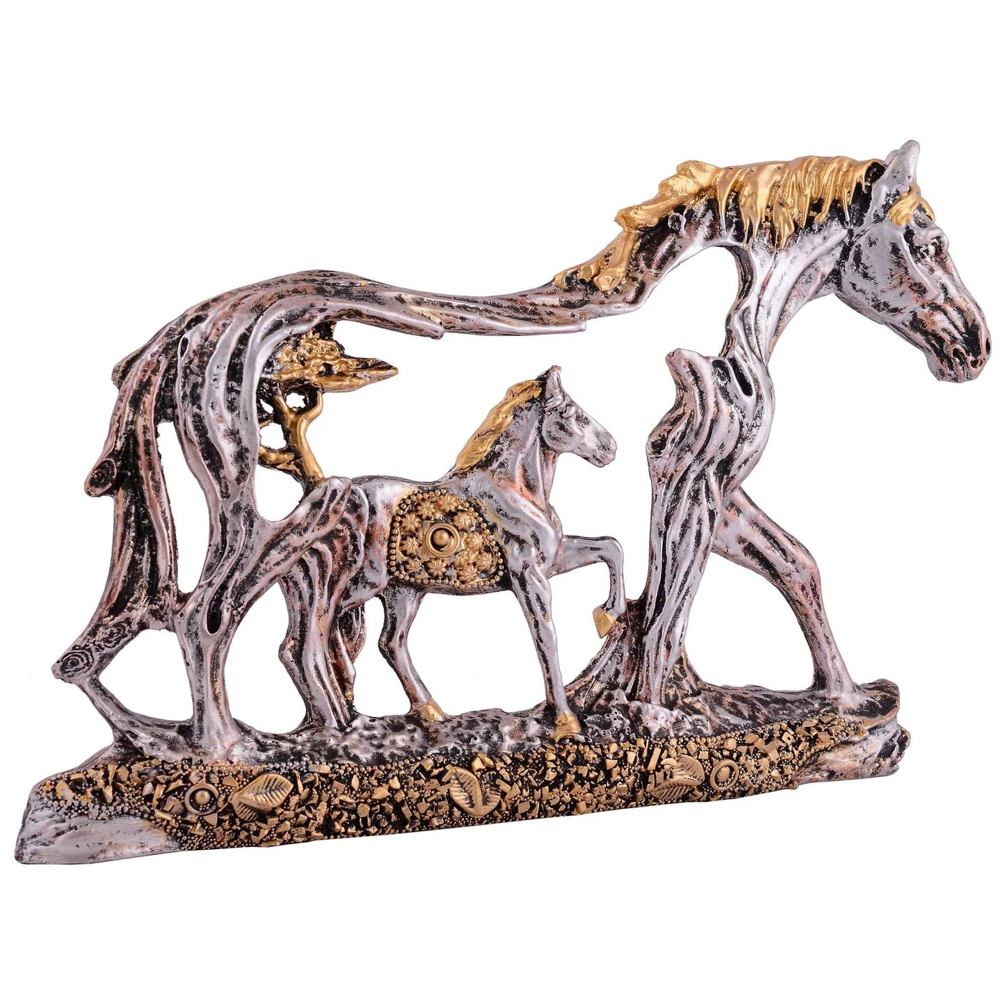 Modern Standing Horse Statue Art Sculpture Home Tabletop Decorations Artwork