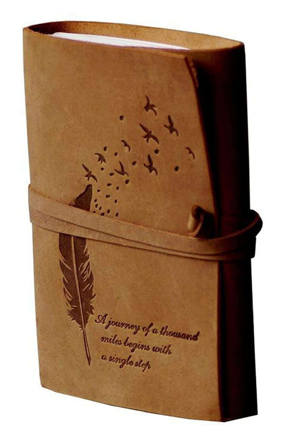 Birds of The Same Feather Leather Journal