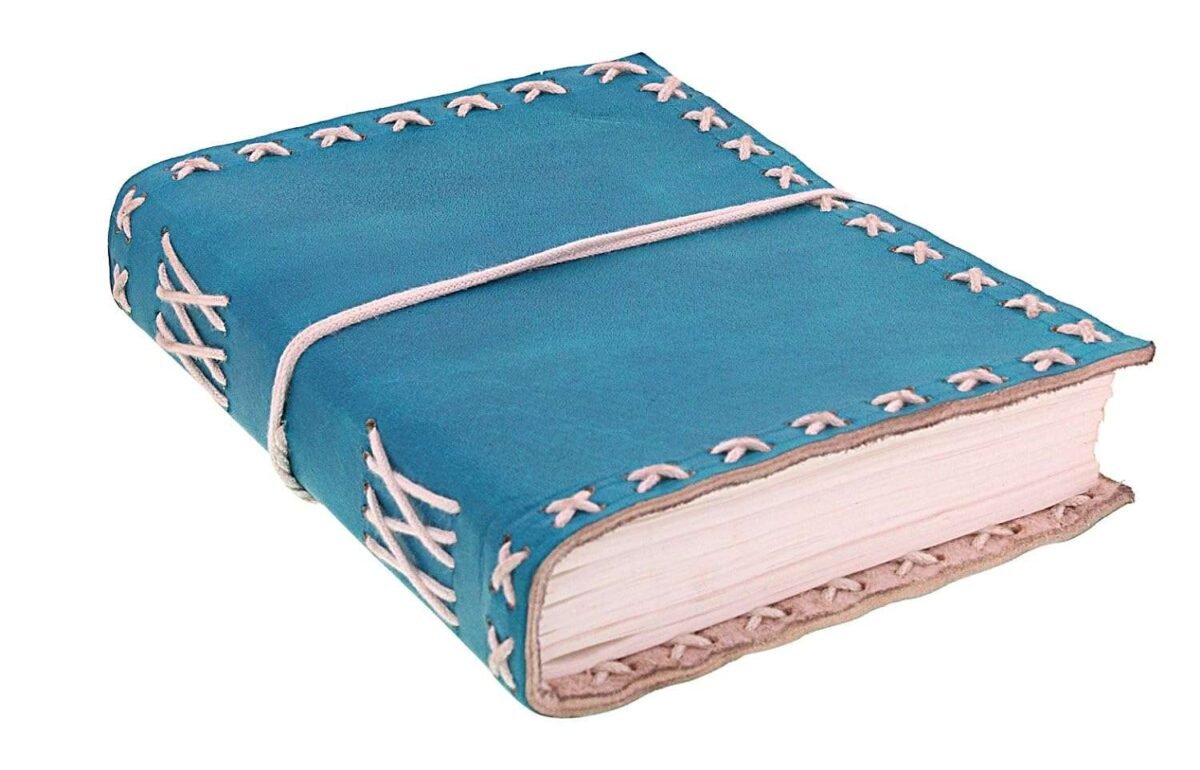 Teal-Blue Leather Journal