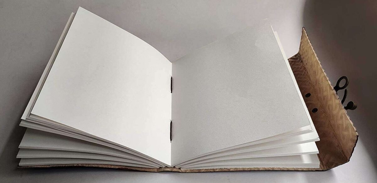 Chakra Stone Pentagram Leather Journal