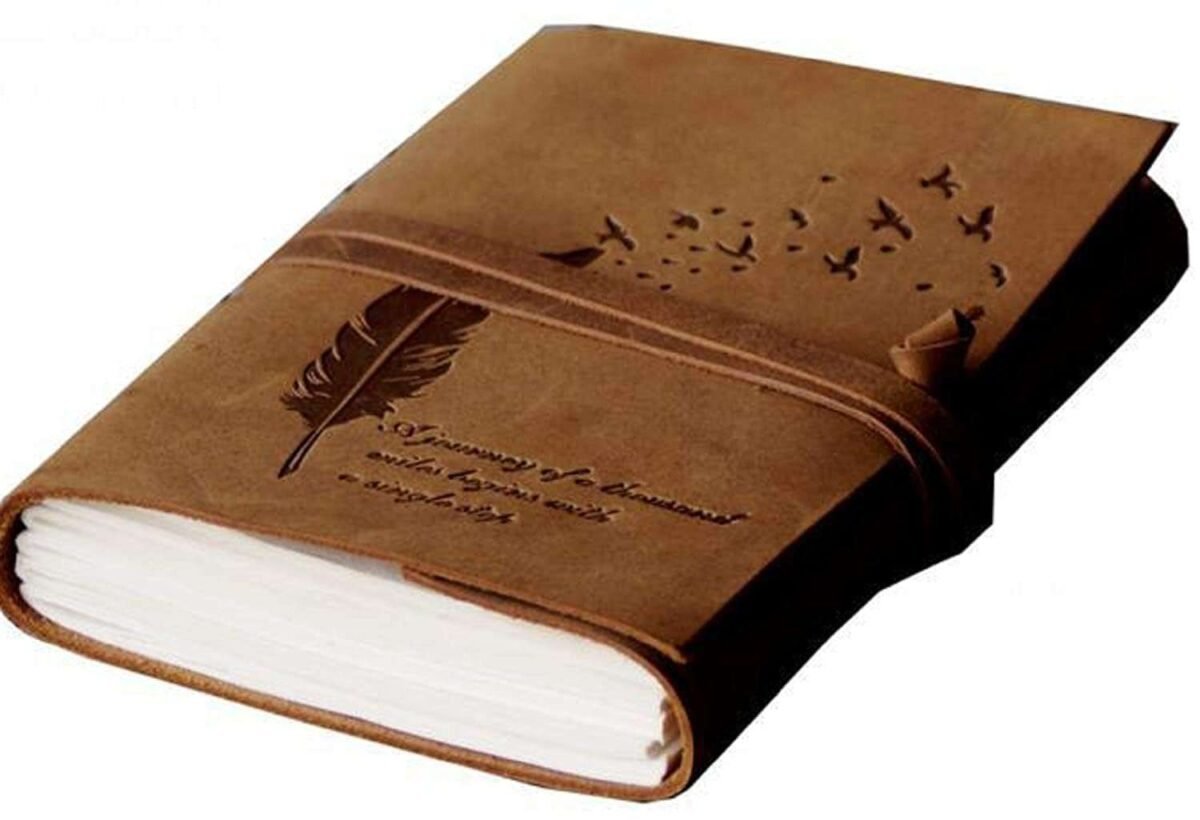 Birds of The Same Feather Leather Journal