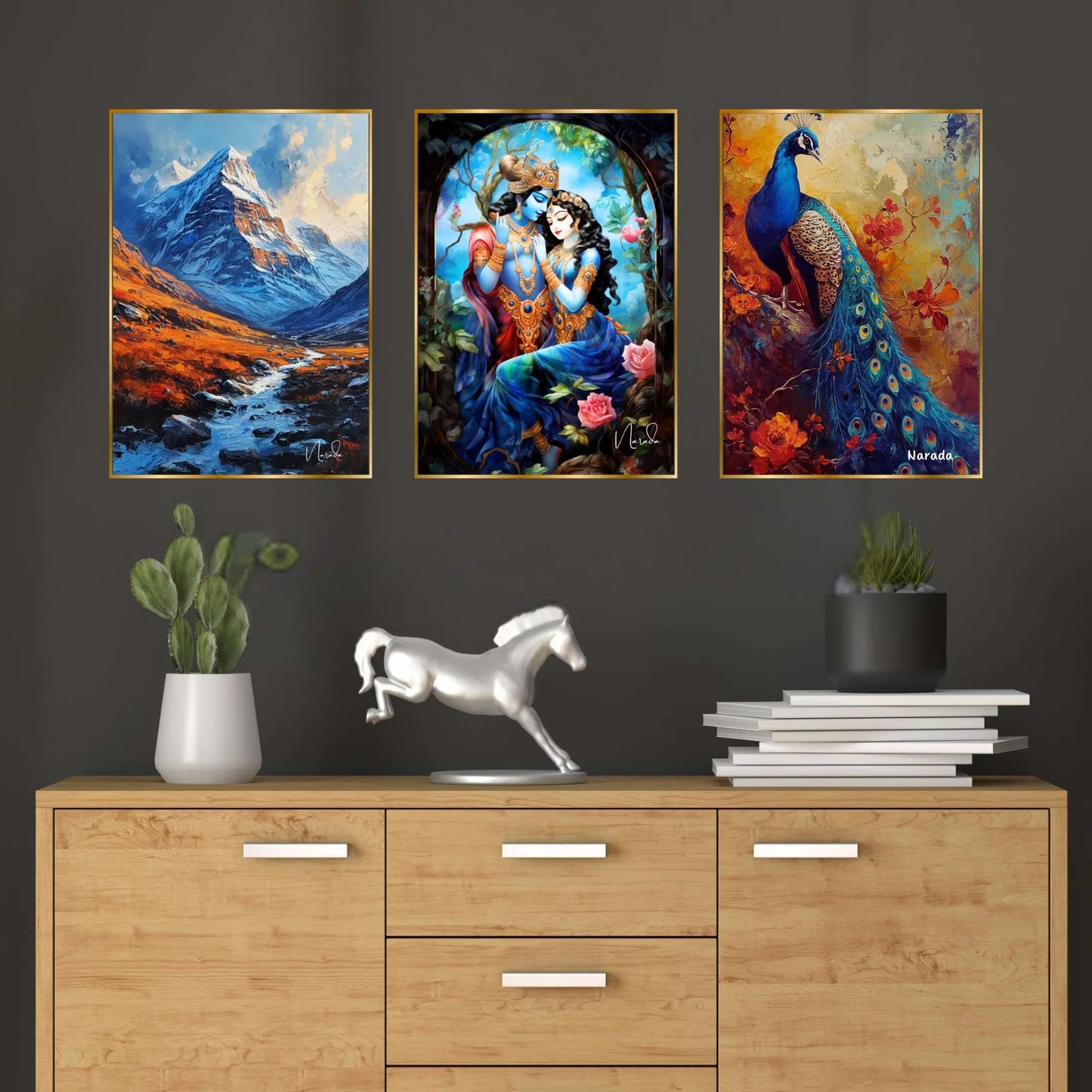  Elegant Golden Framed Wall Art