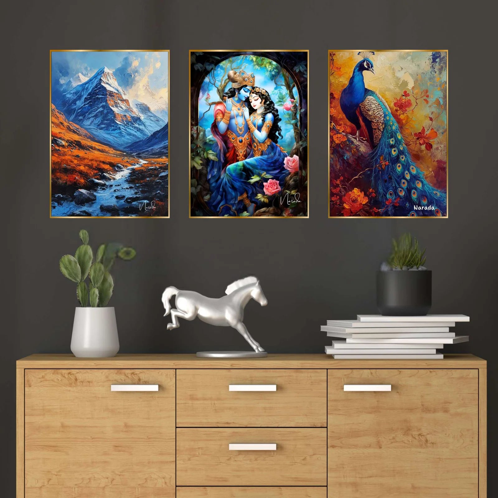  Elegant Golden Framed Wall Art