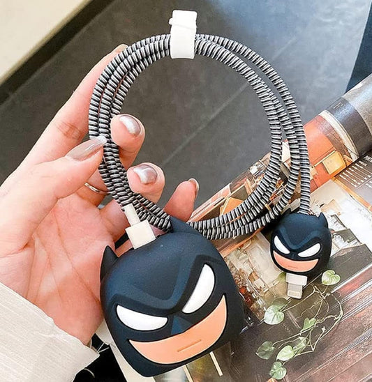 Batman 18W/20W iPhone Charger Cover – Playful Protection with Cute Design
