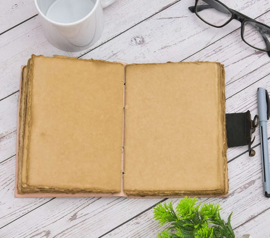 Never Settle Leather Journal