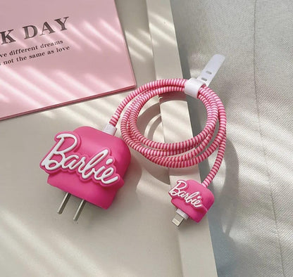 Barbie 18W/20W iPhone Charger Cover – Stylish Silicone Protection with Iconic Charm | FunkiIndia