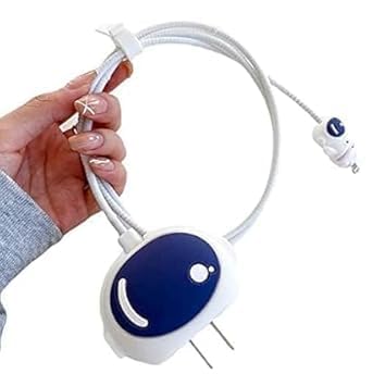 White Astronaut 18W/20W iPhone Charger Cover – Playful Protection with Cute Design