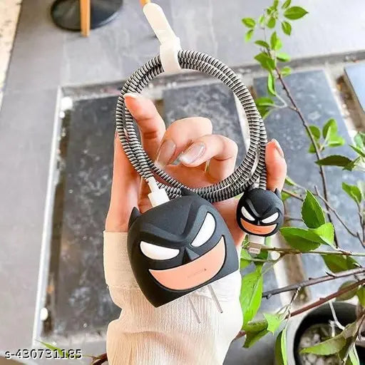 Batman 18W/20W iPhone Charger Cover – Playful Protection with Cute Design