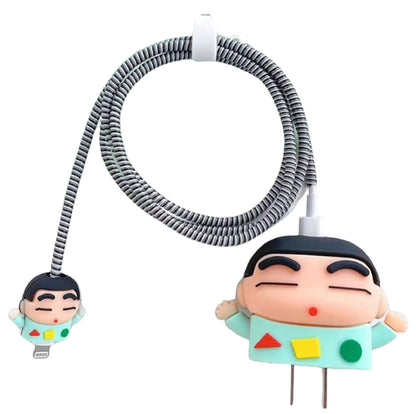 Shinchan 18W/20W iPhone Charger Cover – Playful Protection with Cute Design