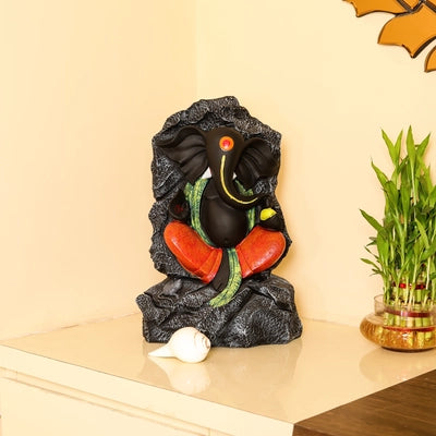 Black Ganesh Statue for home decor