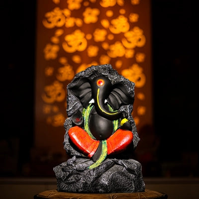 Black Ganesh Statue for home decor