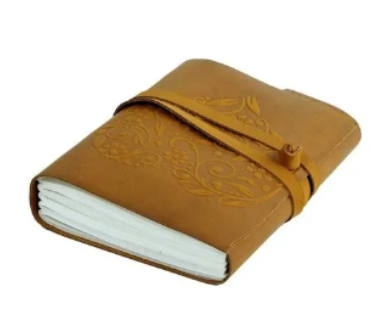 Flowering Heart Leather Journal