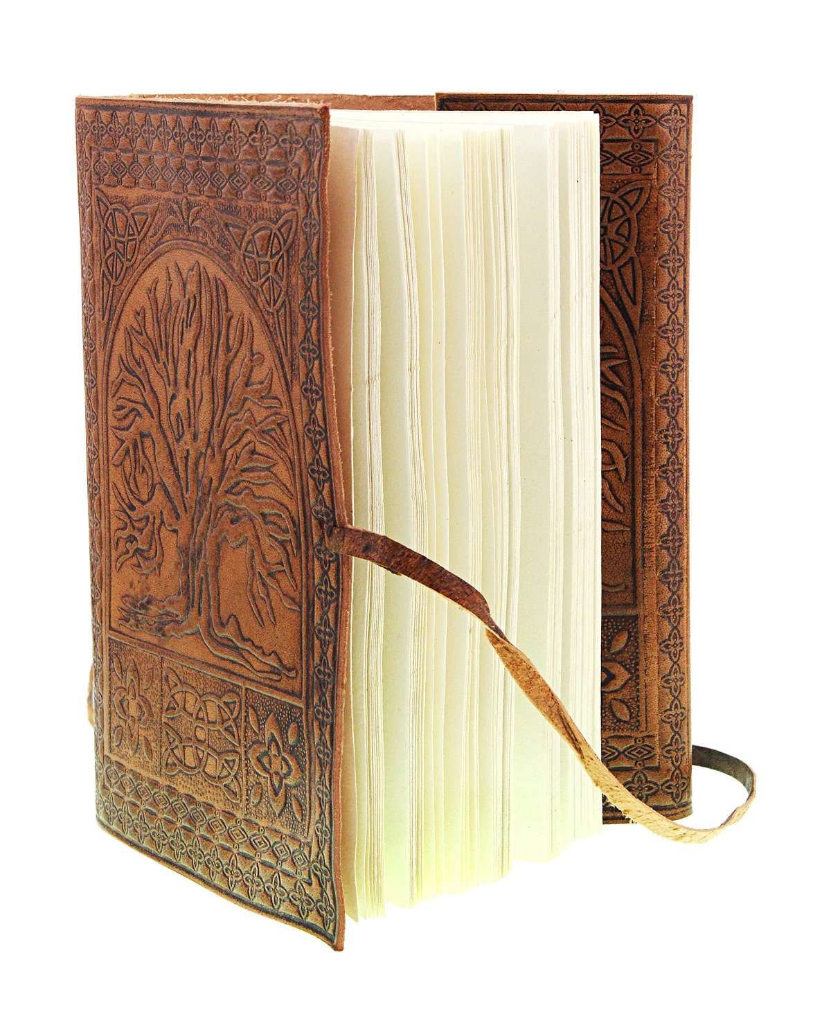 Tree Of Life - Brown Leather Journal