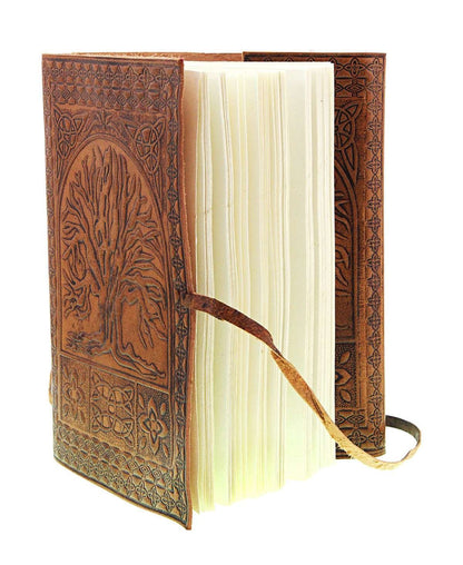 Tree Of Life - Brown Leather Journal