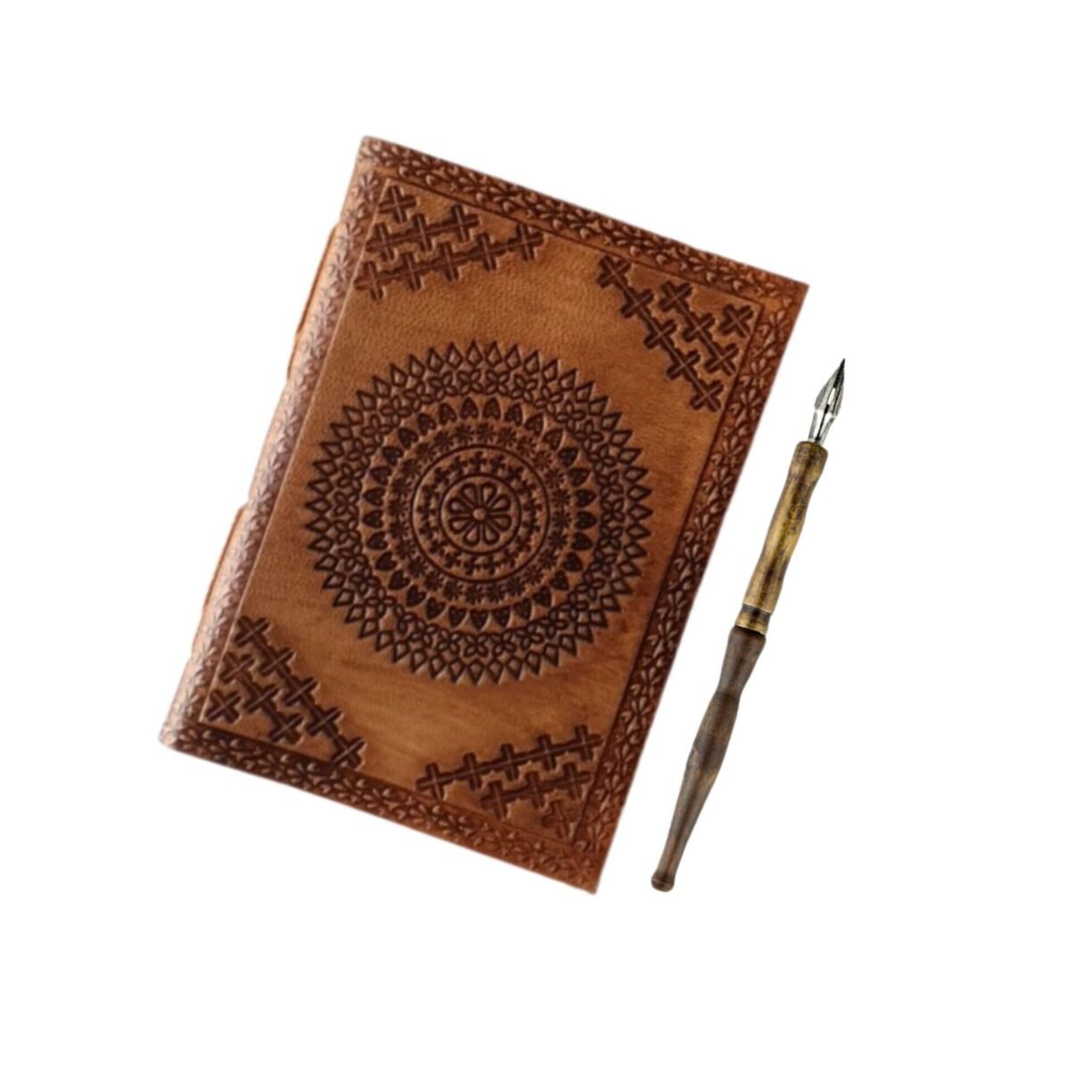 Mandala Leather Journal