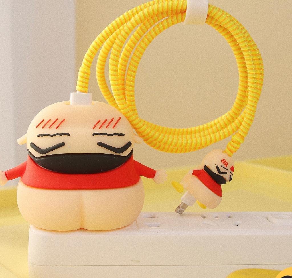 Bad Shinchan 18W/20W iPhone Charger Cover – Playful Protection with Cute Design