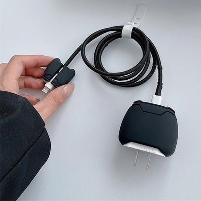 Black Xbox Controller 18W/20W iPhone Charger Cover – Playful Protection with Cute Design