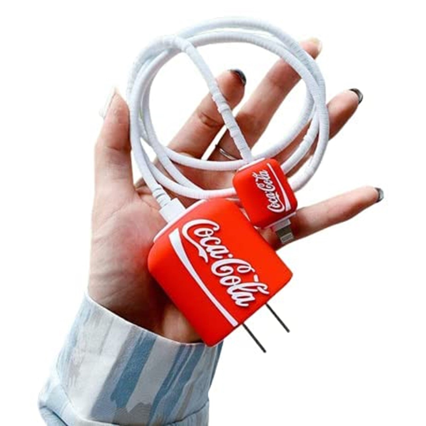 Coca-Cola 18W/20W iPhone Charger Cover – Playful Protection with Cute Design