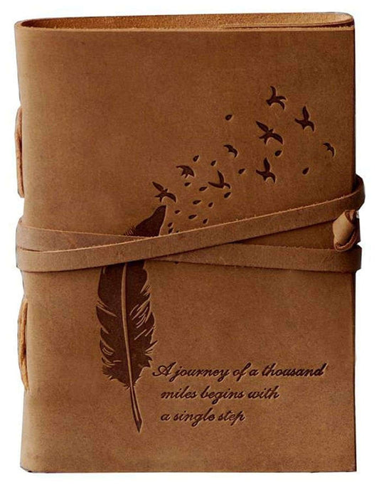 Birds of The Same Feather Leather Journal