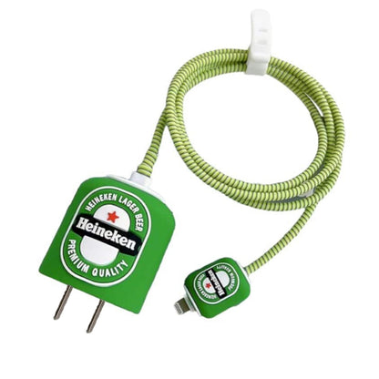 Heineken 18W/20W iPhone Charger Cover – Playful Protection with Cute Design