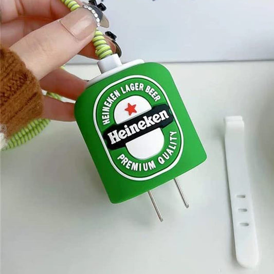 Heineken 18W/20W iPhone Charger Cover – Playful Protection with Cute Design