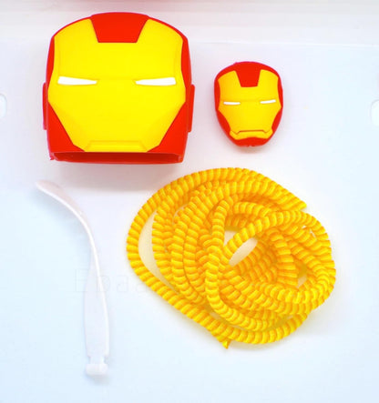 Iron Man 18W/20W iPhone Charger Cover – Playful Protection with Cute Design