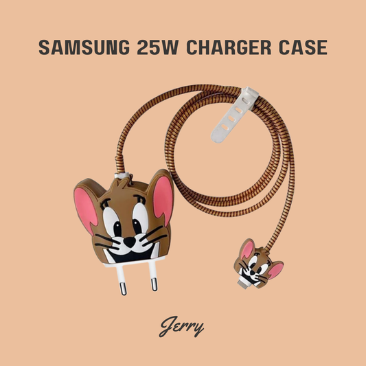 Jerry Samsung 25W Charger Cover – Whimsical Protection with Playful Design