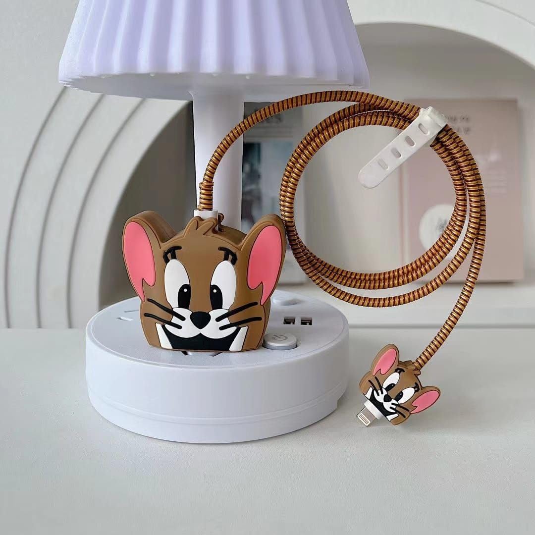 Jerry iPhone 18W/20W Charger Cover – Playful Protection with Cute Design