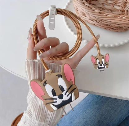 Jerry iPhone 18W/20W Charger Cover – Playful Protection with Cute Design