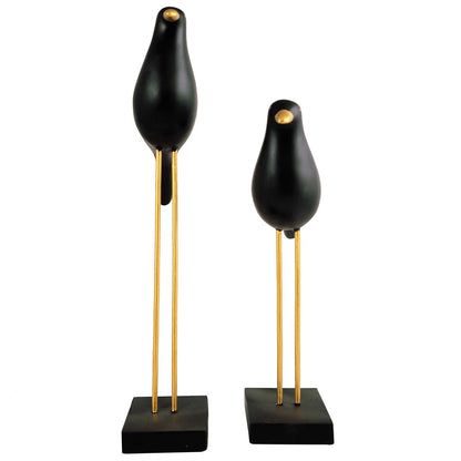 Sparrow Bird Home Decor showpiece on Iron Stand