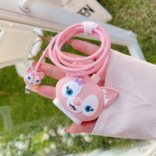 LinaBell 18W/20W iPhone Charger Cover – Playful Protection with Cute Design