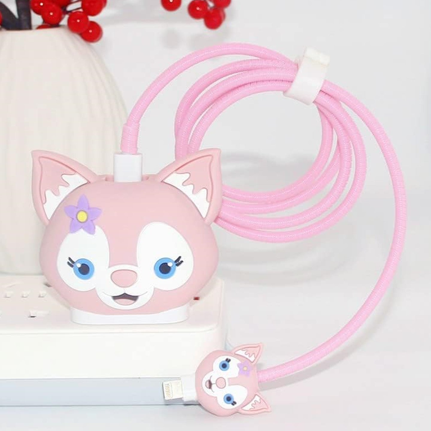 LinaBell 18W/20W iPhone Charger Cover – Playful Protection with Cute Design