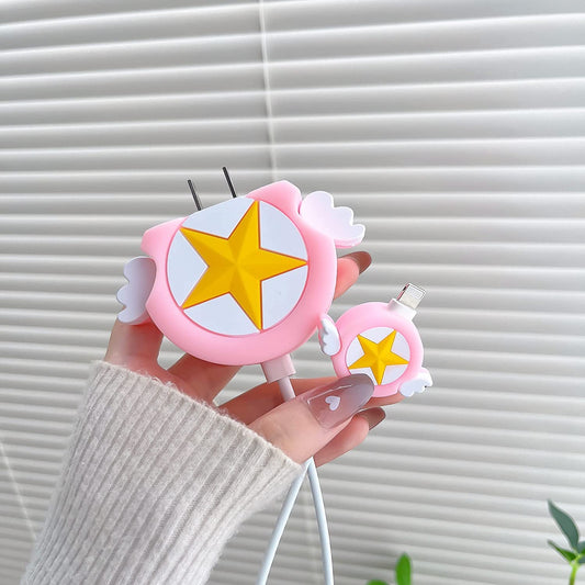 Magic Star 18W/20W iPhone Charger Cover – Playful Protection with Cute Design