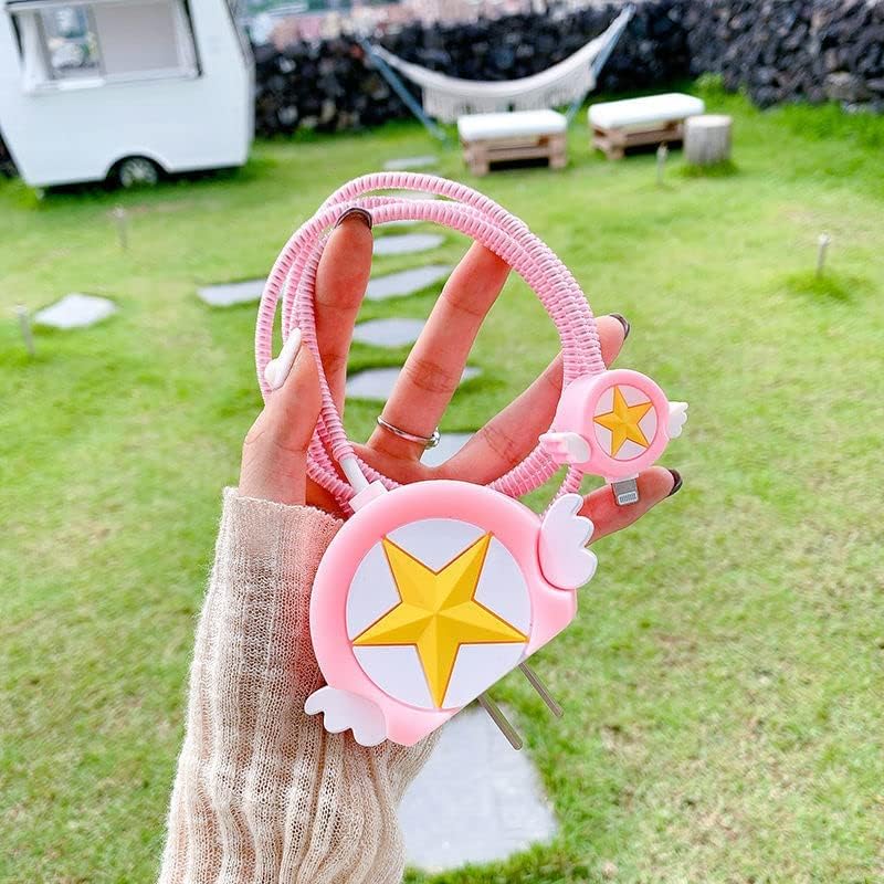 Magic Star 18W/20W iPhone Charger Cover – Playful Protection with Cute Design