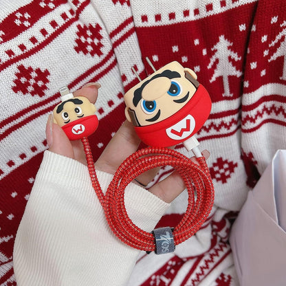 Mario 18W/20W iPhone Charger Cover – Playful Protection with Cute Design