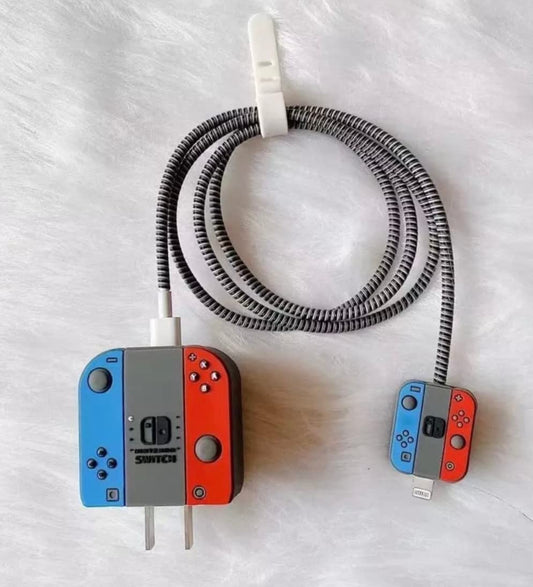 Nintendo Switch 18W/20W iPhone Charger Cover – Playful Protection with Cute Design