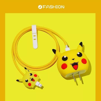 Pikachu iPhone 18W/20W Charger Cover – Playful Protection with Cute Design