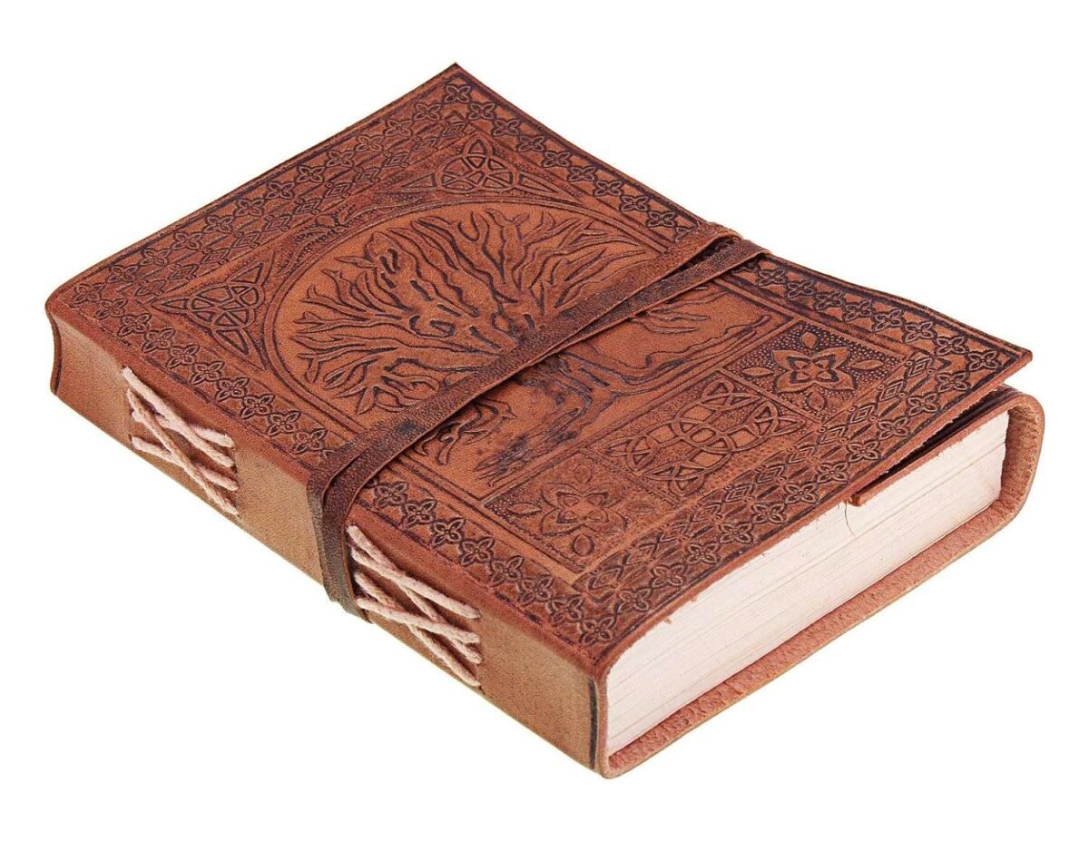 Tree Of Life - Brown Leather Journal