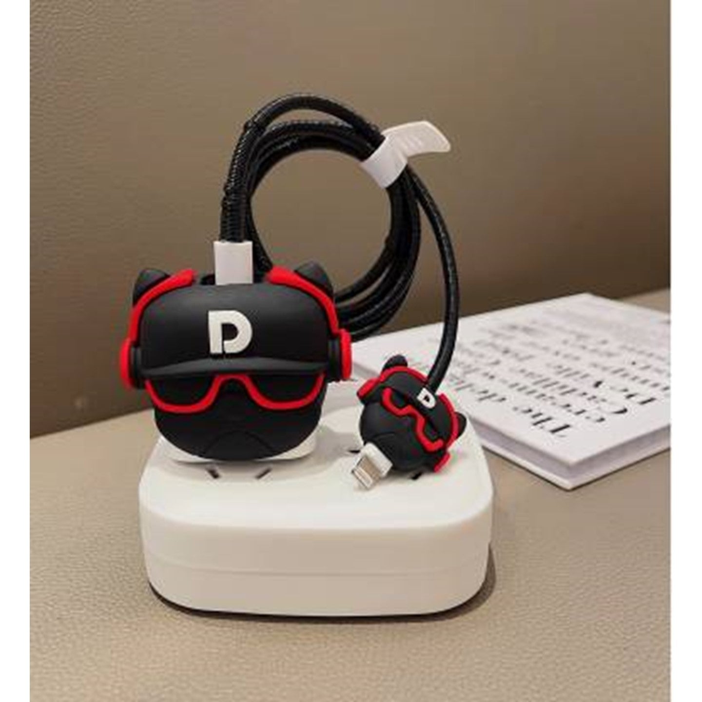 Red Bull Dog 18W/20W iPhone Charger Cover – Playful Protection with Cute Design